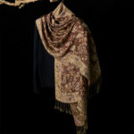 1760167791 Buddha Stones Spring Cashew Flower Floral Pattern Tassel Soft Scarf Shawl - image 2