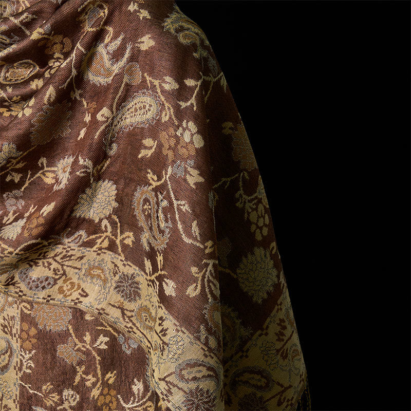 1760167791_46519920-c366-4eb6-a33c-edf5cd68ed85 Buddha Stones Spring Cashew Flower Floral Pattern Tassel Soft Scarf Shawl - image 4