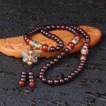 1760681029_87142f22-a309-4063-8eb4-c2b70b512c2e Buddha Stones Natural Garnet Red Agate Colorful Butterfly Purification Calm Multi-layer Bracelet - image 4