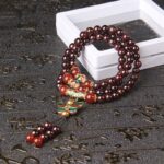 1760681029_fceedf57-6226-408b-97bf-410d728c20e3 Buddha Stones Natural Garnet Red Agate Colorful Butterfly Purification Calm Multi-layer Bracelet - image 3