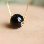 1760692403 Buddha Stones 925 Sterling Silver Amber Round Bead Confidence Focus Pendant Necklace - image 3