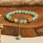 1761015416_af1d3881-ba1e-4379-831c-ab60cb7f2b62 Buddha Stones Tibetan White Agate Crystal Stone Flowers Positivity Bracelet - Blue Crystal(Wrist Circumference: 14-16cm) - image 15