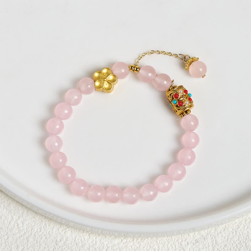 1761015428_bdc0b076-f7d8-4e0e-9b23-63172da77459 Buddha Stones Tibetan White Agate Crystal Stone Flowers Positivity Bracelet - image 12