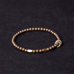 Buddha Stones "Wishing You Balance and Strength" Brass Bracelet Includes Gift Message Card - image 3