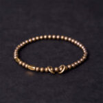 Buddha Stones "Wishing You Balance and Strength" Brass Bracelet Includes Gift Message Card - image 1
