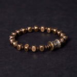 Buddha Stones "Wishing You Balance and Strength" Brass Amulet Bracelet Includes Gift Message Card - image 3
