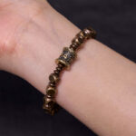 Buddha Stones "Wishing You Balance and Strength" Brass Amulet Bracelet Includes Gift Message Card - image 14