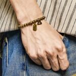 Buddha Stones "Wishing You Good Luck Always" Pure Copper Brass Bracelet Includes Gift Message Card - image 5