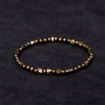 Buddha Stones "Wishing You Balance and Strength" Brass Beads Bracelet Includes Gift Message Card - image 1