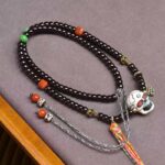 Buddha Stones Tibet Coconut Shell The Lord of the Corpse Forest Positive Bracelet - image 1