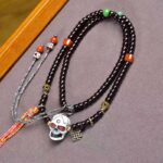 Buddha Stones Tibet Coconut Shell The Lord of the Corpse Forest Positive Bracelet - Coconut Shell(Happiness♥Positive) - image 0