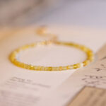 Buddha Stones 2mm Natural Opal Ultra-thin Beads Motivation Bracelet - image 1