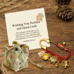 Buddha Stones "Wishing You Fortune and Good Luck" Year of the Horse Brooch Includes Gift Message Card - Horse Peace Fu Character - Deluxe Gift Bag (+$12.59) - image 5