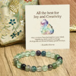 Buddha Stones "All the Best for Love and Harmony" Stone Quartz Bracelet Includes Gift Message Card - image 72