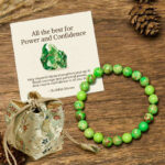 Buddha Stones "All the Best for Love and Harmony" Stone Quartz Bracelet Includes Gift Message Card - 8mm - Imperial Stone - Deluxe Gift Bag (+$12.59) - image 100