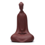 Buddha Stones Formless Buddha Purple Clay Serenity Home Desk Decoration 5.7*9.6 cm - image 6