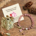 Buddha Stones "Wishing Love and Sweet Blessings" Quartz Bracelet Includes Gift Message Card - Strawberry Quartz(Love♥Healing) - Deluxe Gift Bag (+$12.59) - image 7