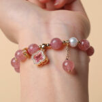 Buddha Stones "Wishing Love and Sweet Blessings" Quartz Bracelet Includes Gift Message Card - image 10